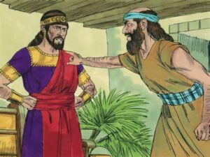 Hanani gives Asa God’s judgment because of his lack of faith (Inspired scripture)