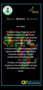 ARUNSA : unity among Nigerian/African students in order to ensure our collective success in the UK with little or no fuss
