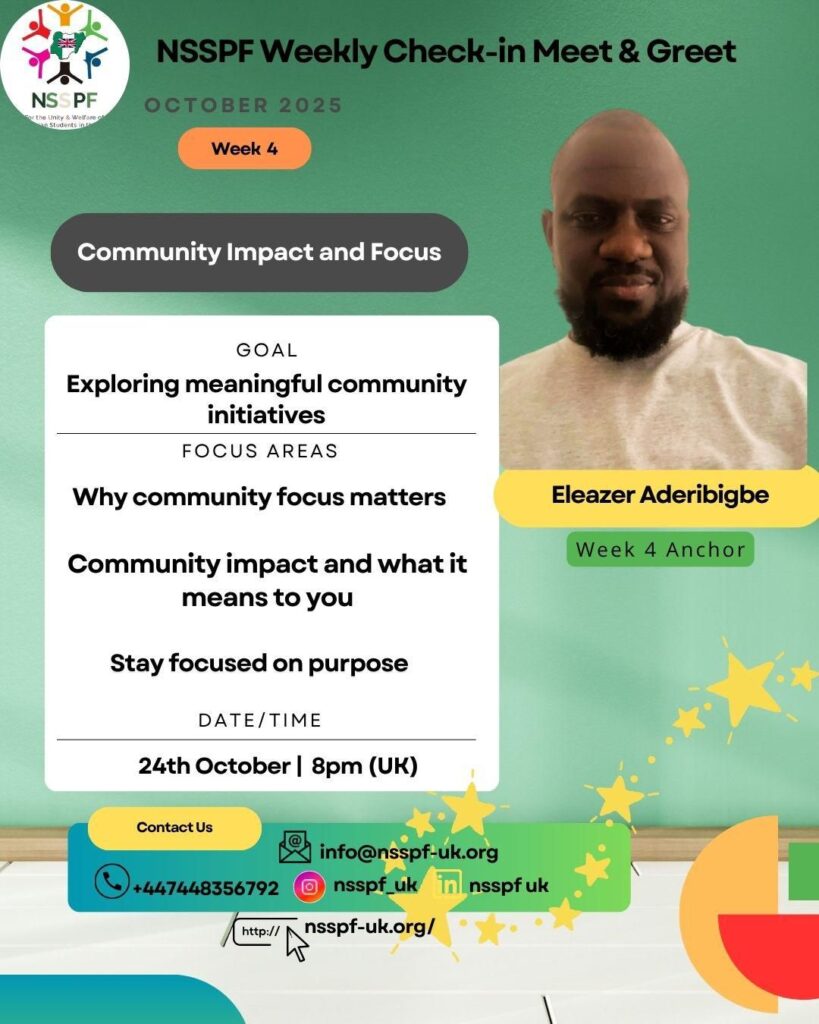 ✨ Beyond the Books: NSSPF’s Vision for Impact and Unity (October Check-in Recap) ✨ Beyond the Books: NSSPF’s Vision for Impact and Unity (October Check-in Recap)