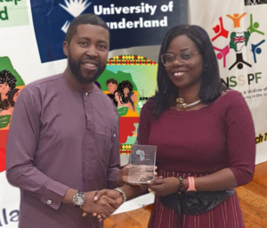 Adenike Award presentation as AUSS Female Volunteer of the Year 2024