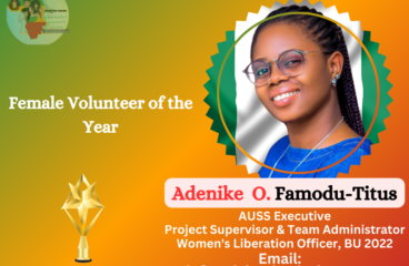 Adenike: AUSS Female Volunteer of the Year 2024